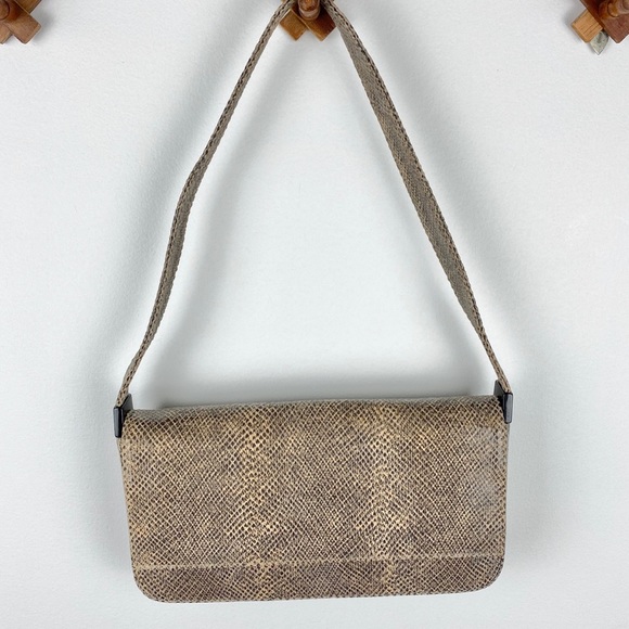 stuart weitzman snakeskin bag